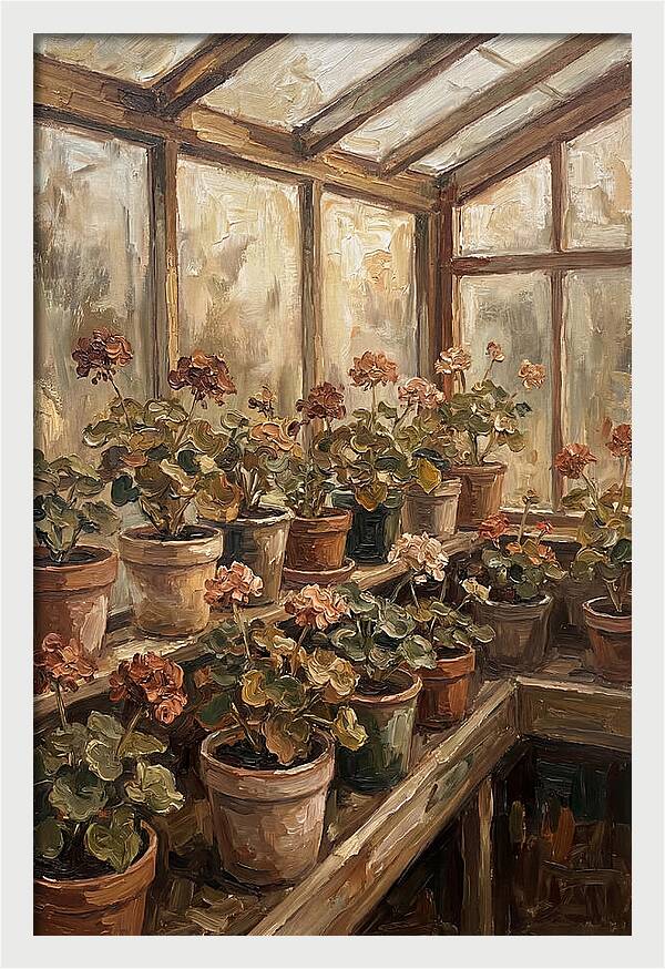 Vintage Greenhouse Serenity