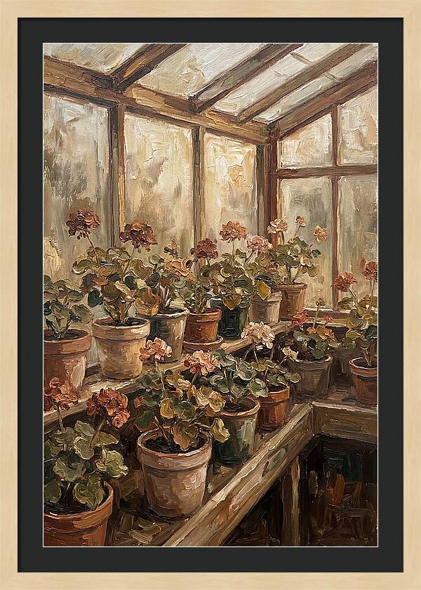 Vintage Greenhouse Serenity