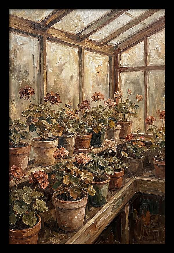 Vintage Greenhouse Serenity