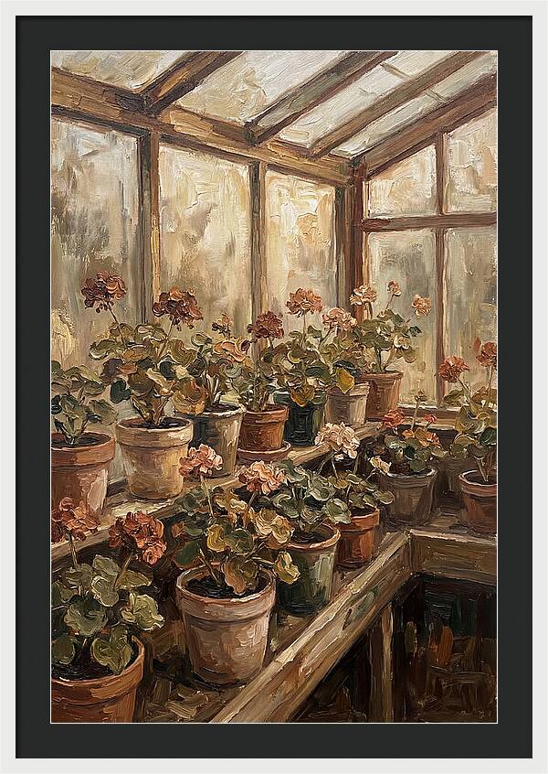 Vintage Greenhouse Serenity