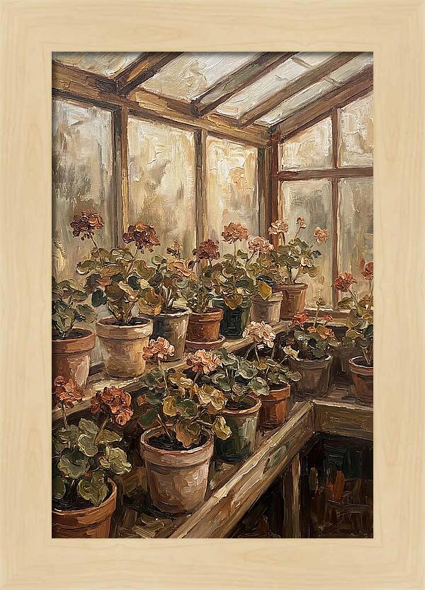 Vintage Greenhouse Serenity