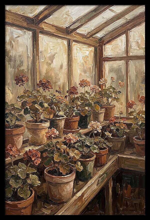 Vintage Greenhouse Serenity