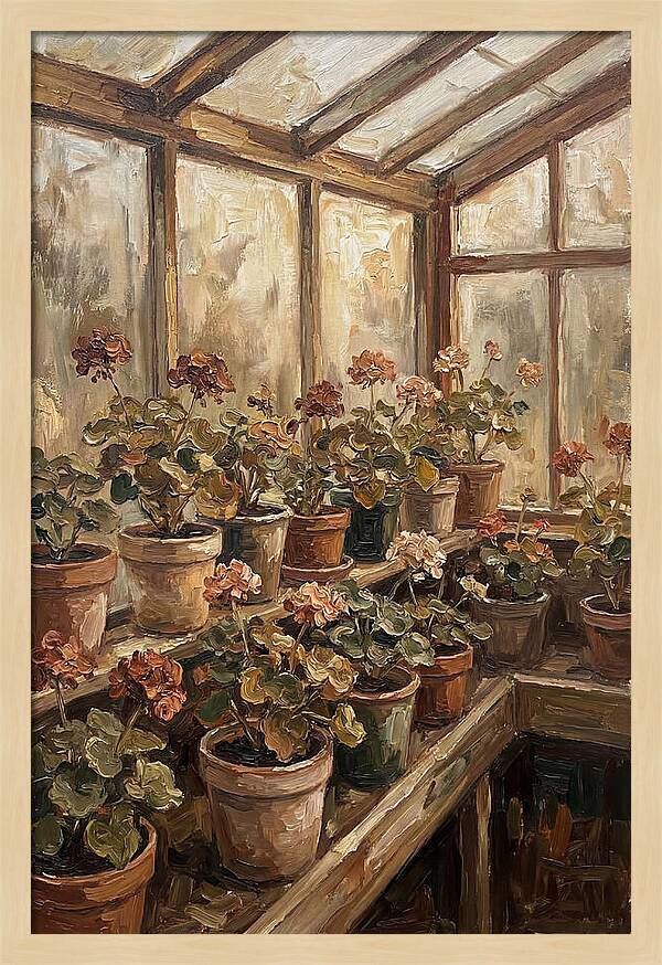 Vintage Greenhouse Serenity