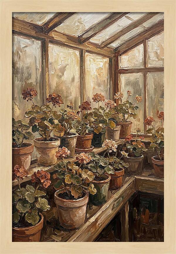Vintage Greenhouse Serenity