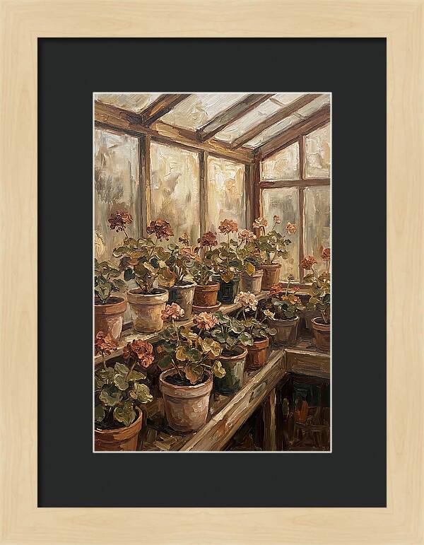 Vintage Greenhouse Serenity