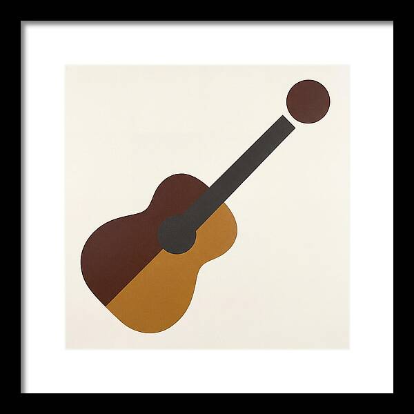 Vintage Guitar Silhouette