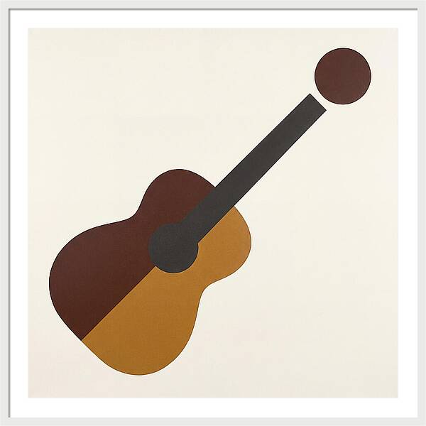 Vintage Guitar Silhouette