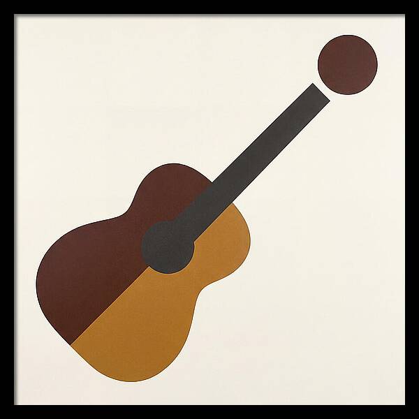 Vintage Guitar Silhouette