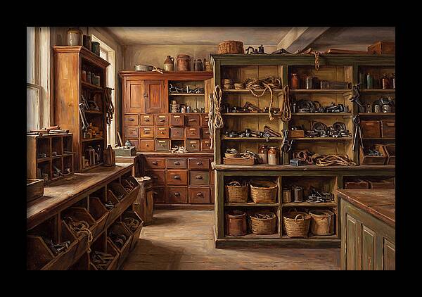 Vintage Hardware Store Interior
