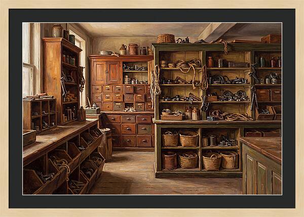 Vintage Hardware Store Interior