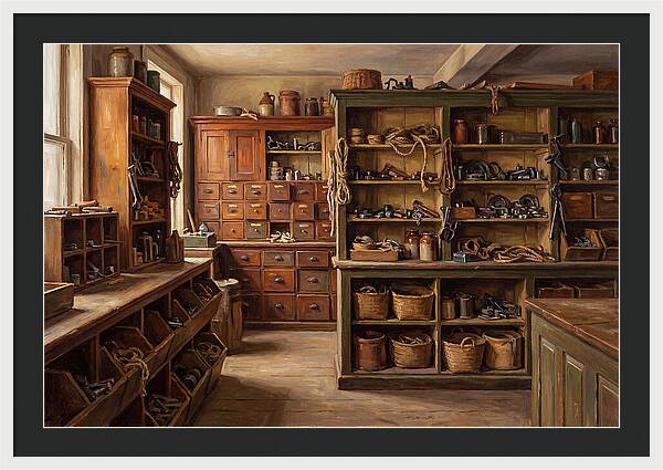 Vintage Hardware Store Interior