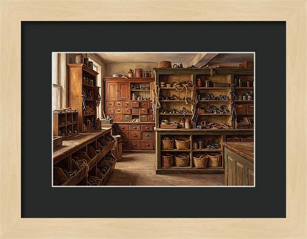 Vintage Hardware Store Interior
