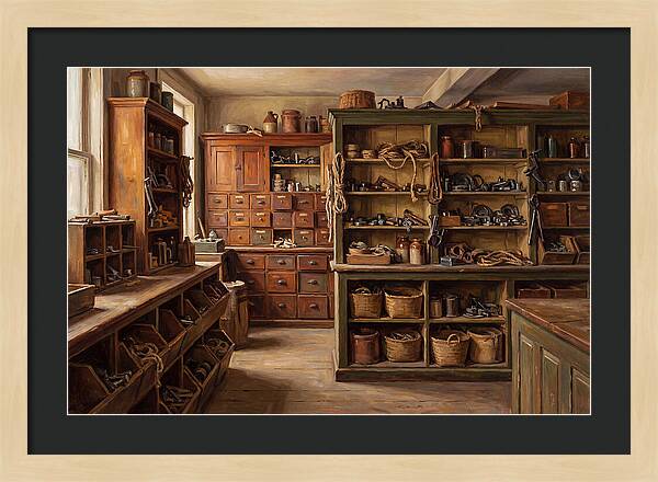 Vintage Hardware Store Interior