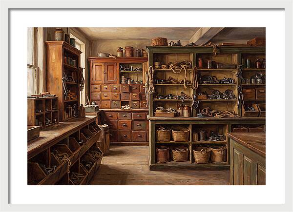 Vintage Hardware Store Interior