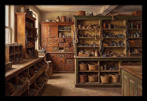 Vintage Hardware Store Interior