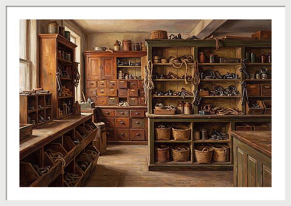Vintage Hardware Store Interior