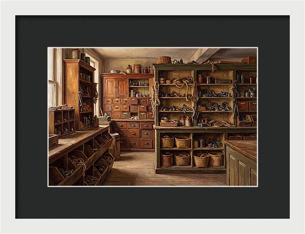Vintage Hardware Store Interior