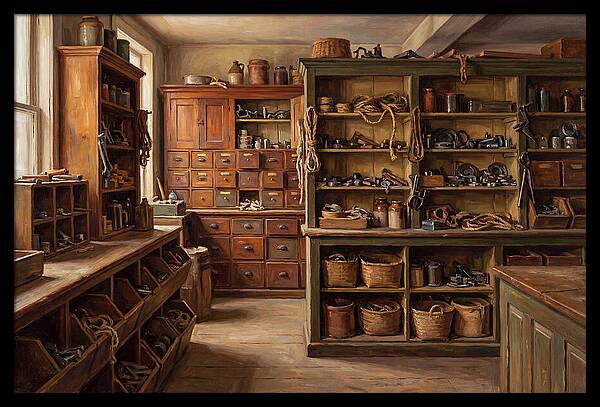 Vintage Hardware Store Interior