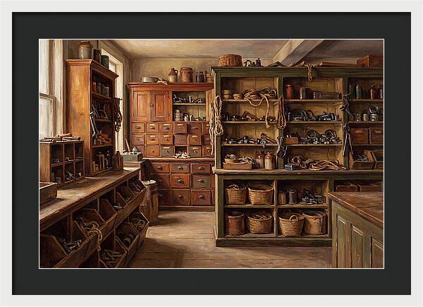 Vintage Hardware Store Interior