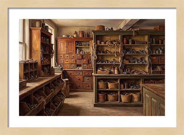 Vintage Hardware Store Interior