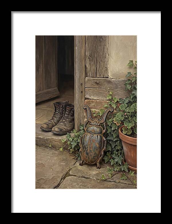 Vintage Iron Boot Jack By The Door