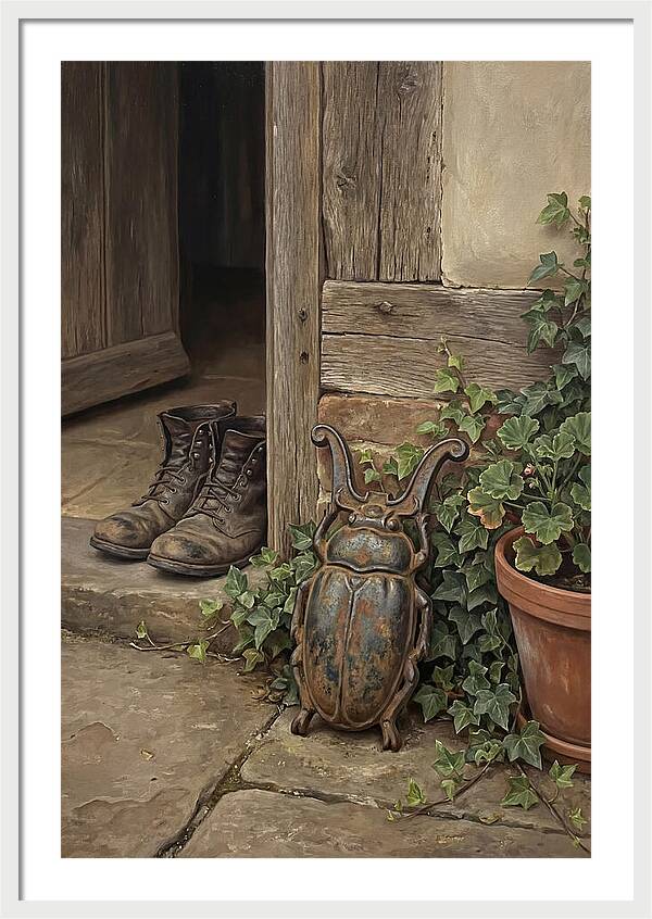 Vintage Iron Boot Jack By The Door