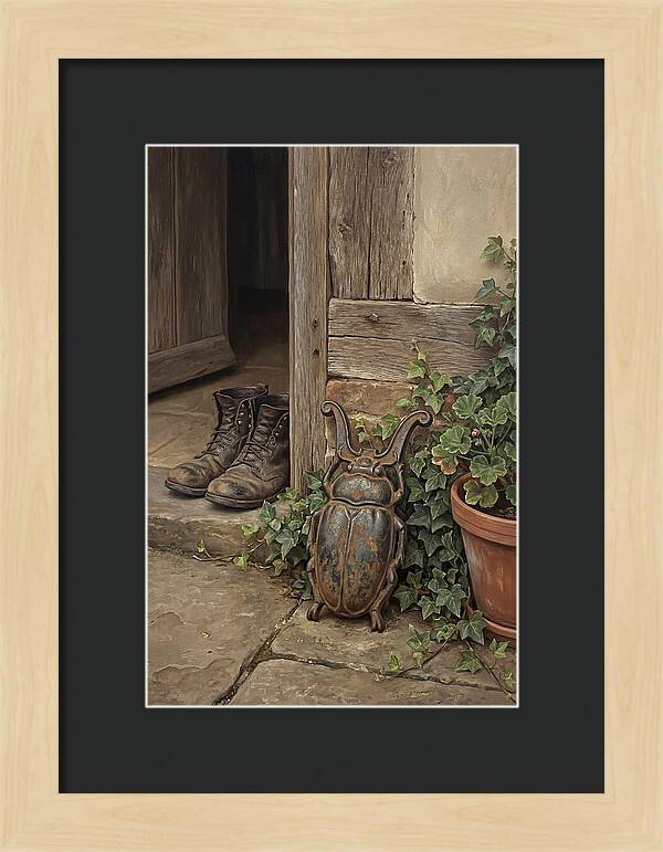 Vintage Iron Boot Jack By The Door