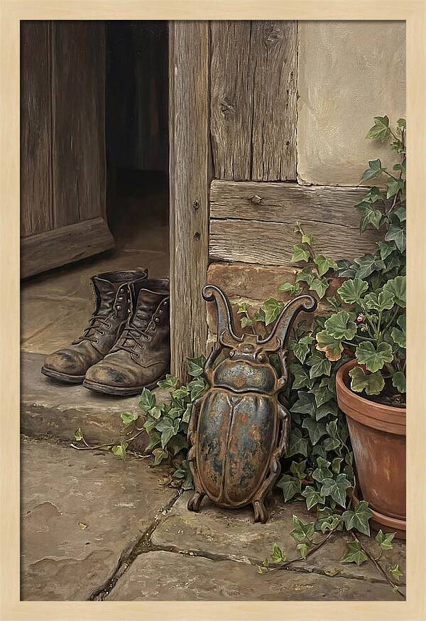Vintage Iron Boot Jack By The Door