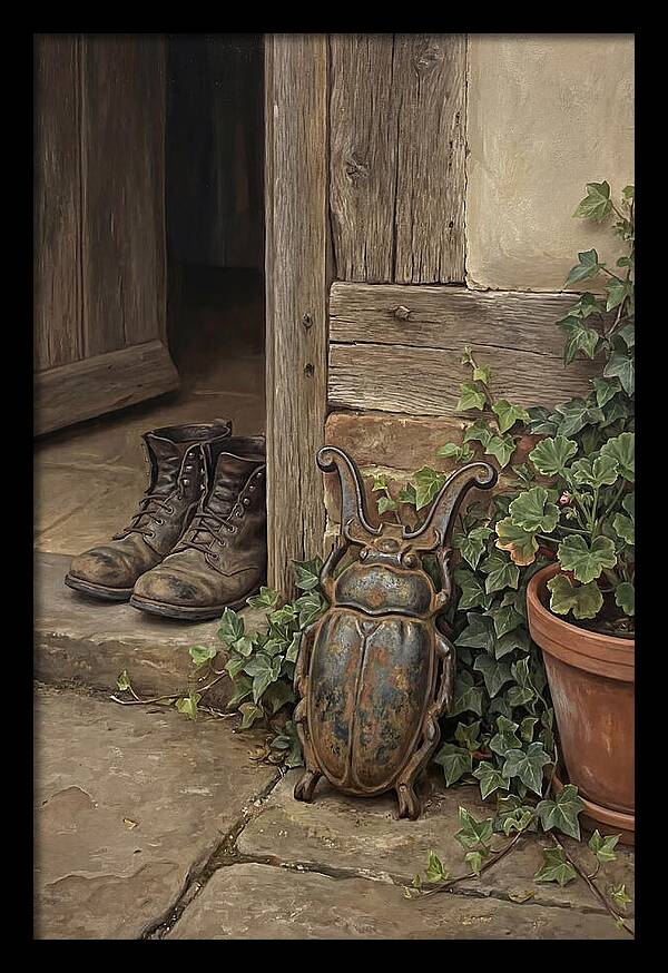 Vintage Iron Boot Jack By The Door