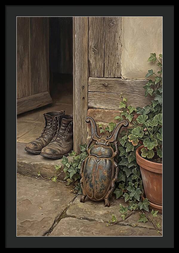 Vintage Iron Boot Jack By The Door