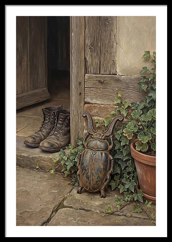 Vintage Iron Boot Jack By The Door