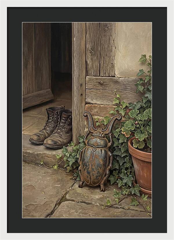 Vintage Iron Boot Jack By The Door