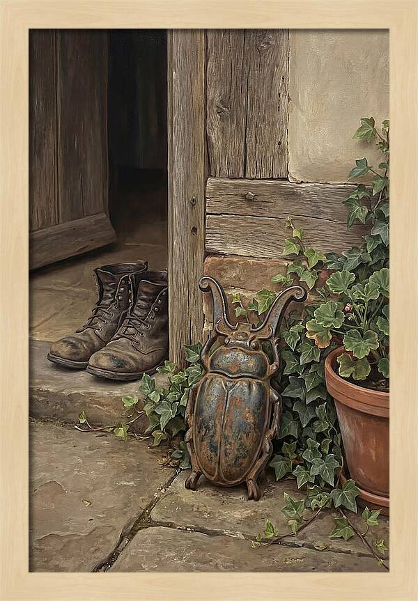 Vintage Iron Boot Jack By The Door