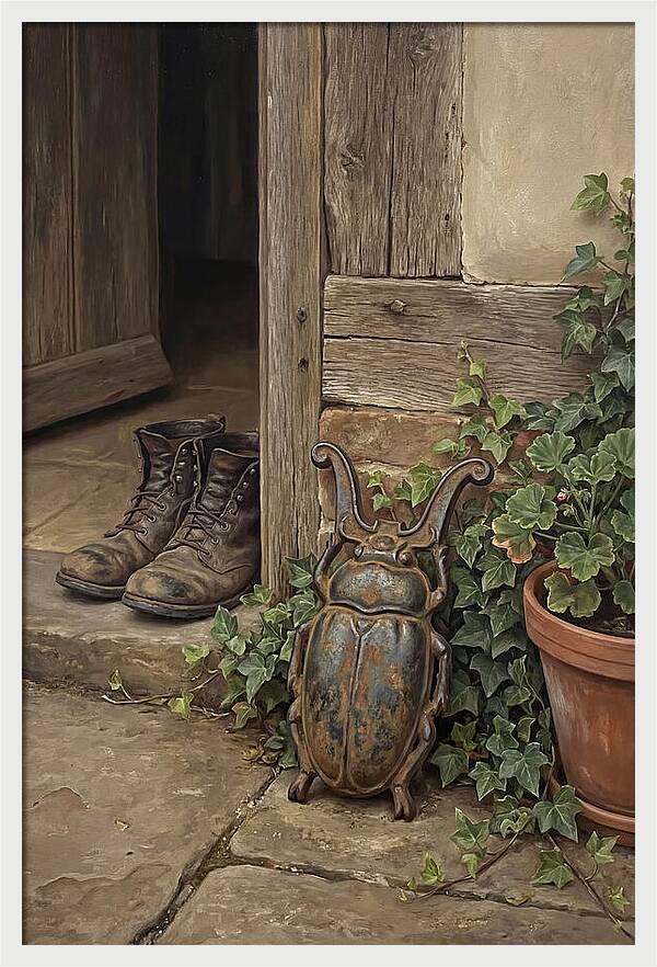 Vintage Iron Boot Jack By The Door