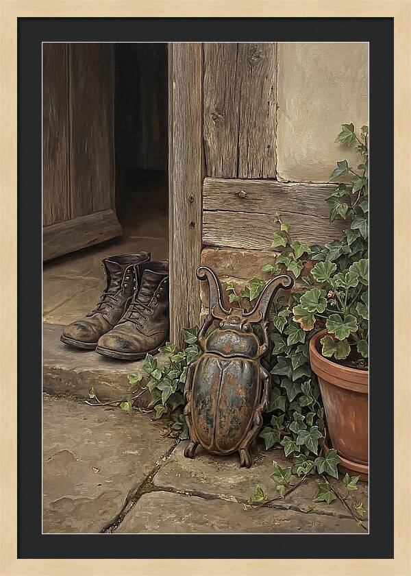 Vintage Iron Boot Jack By The Door