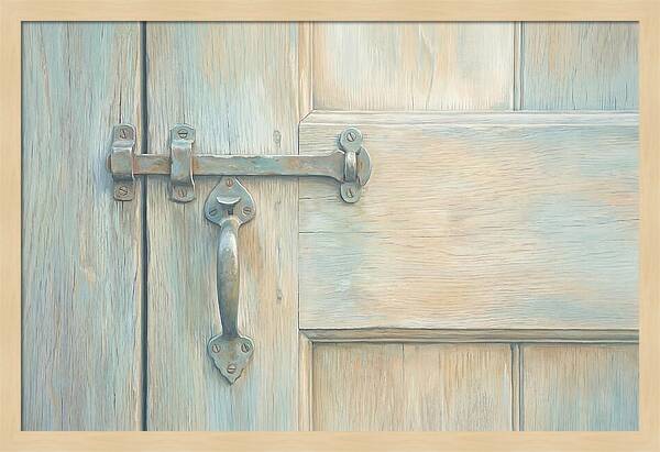 Vintage Iron Door Latch