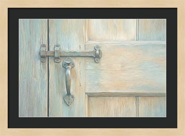 Vintage Iron Door Latch
