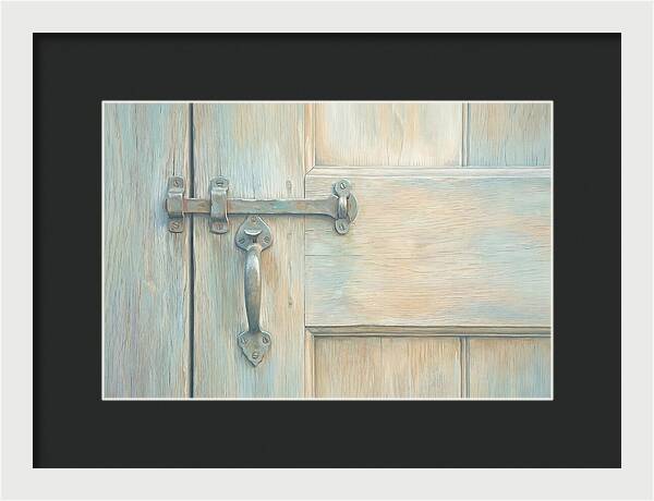 Vintage Iron Door Latch
