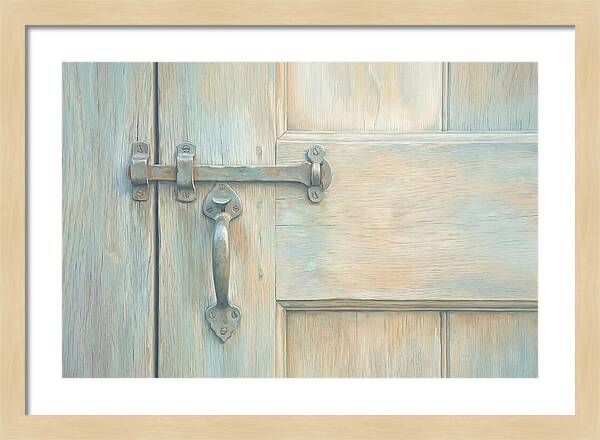 Vintage Iron Door Latch
