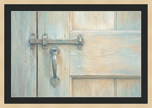 Vintage Iron Door Latch