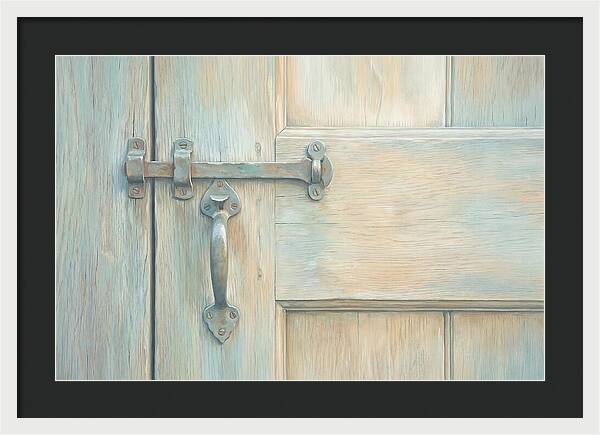 Vintage Iron Door Latch