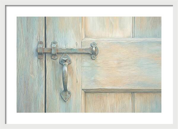 Vintage Iron Door Latch