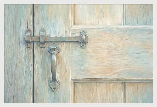 Vintage Iron Door Latch