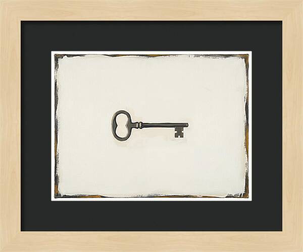Vintage Key Silhouette