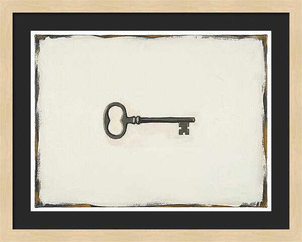 Vintage Key Silhouette