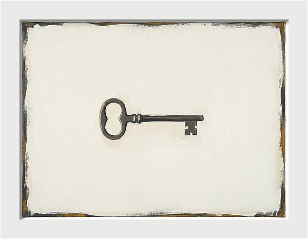 Vintage Key Silhouette