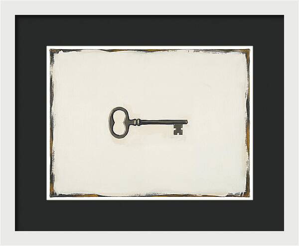 Vintage Key Silhouette