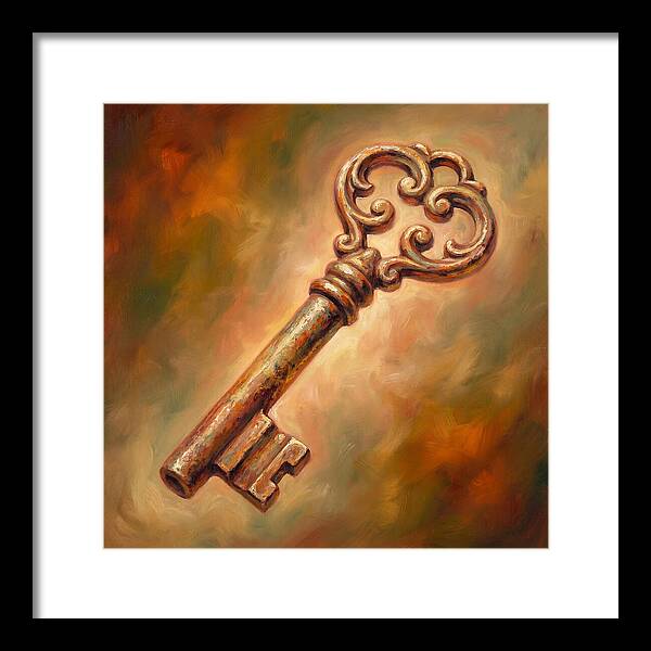 Vintage Key With Ornate