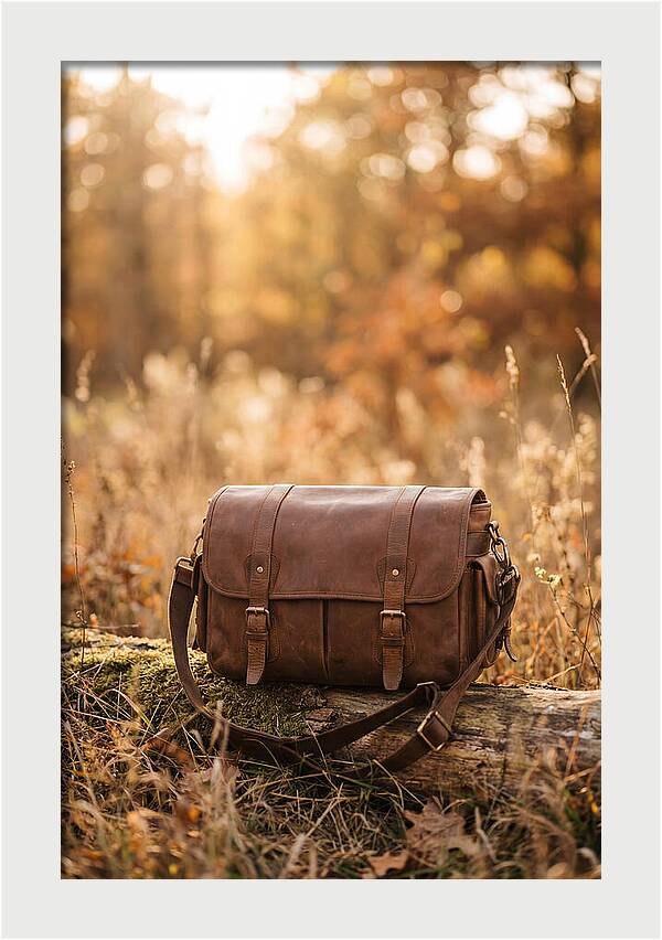 Vintage Leather Camera Bag