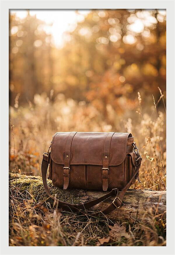Vintage Leather Camera Bag